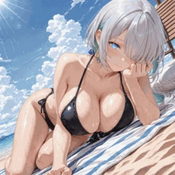NaughtyCutiess - Brid (Beach) (Patreon) [AI Generated]