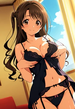 島村卯月ちゃんベビードールでふたりエッチ [AI Generated]