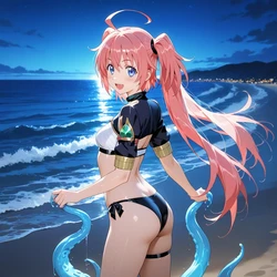 (Patreon - WaifuRain) Milim Nava Tentacles - That Time I Got Reincarnated as a Slime - AI Generated