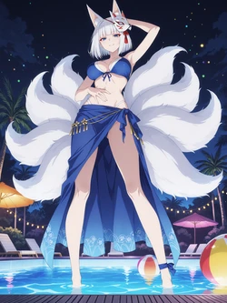 [Kurohime] 加賀 (常夏の殺生石) [AI Generated]