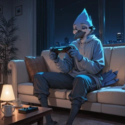 Mordecai TG/TF by KrokoDillo [AI Generated]