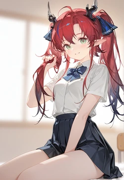 [misoya]余弟？你戟把呢？-[ 明日方舟-余]-(AI Generated)
