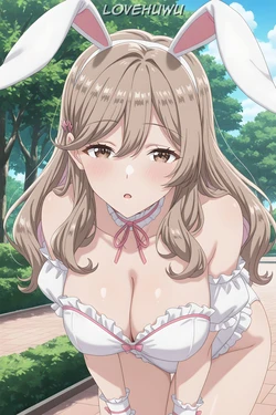 [LoveHUwU] Sena Ajisai (Bunny) + Bonus Pregnant [AI Generated]