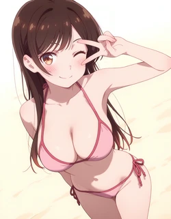 [langust022] Mizuhara Chizuru (Swimsuit) [AI Generated]