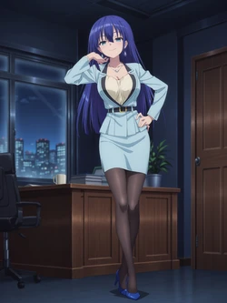 [Kurohime] 夕桐アヤノ（スーツ）[AI Generated]
