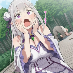 [aquamarine]エミリアとおじいさん[CN] [AI Generated]
