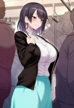 [Pixiv] ゆたか/Yutaka (20097007) - Request: Yukinoshita Haruno - Chikan [AI Generated]