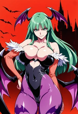 AI 関羽 (97371243) - #Morrigan Aensland [AI Generated]