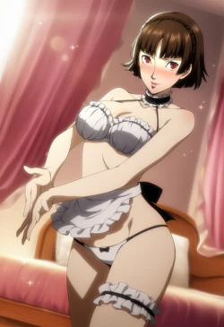 [Akrom_AI] Niijima Makoto 3 (Patreon) [Ai Generated]