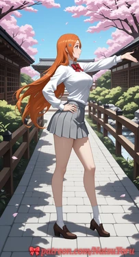 [NatsuYoru] Inoue Orihime (Bleach) [AI Generated]
