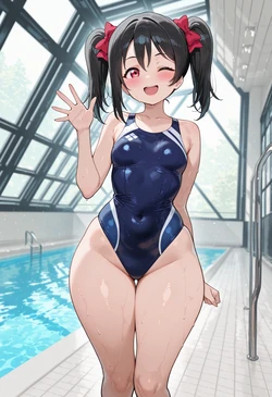 [Nankoai] Nico Yazawa -BBC -Compswimsuit (Love Live!) [AI Generated]