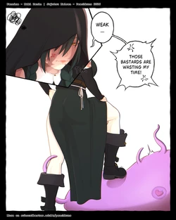 [Peachkuns] Maki meets a slime monster (Jujutsu Kaisen)