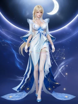 [AI Generated]永劫无间-席拉-塔罗女祭司-雪玲绮歌