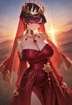 [HenryBoya] Shuuko Komi Fiery Red [AI Generated]