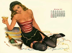 Al Moore - 1950 Esquire Girl Calendar