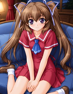 愛沢ともみちゃん（ウェイトレス・スクール）おもちゃで一人えっち [AI Generated]