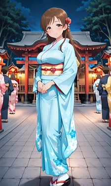 新田美波ちゃん振袖えっち [AI Generated]