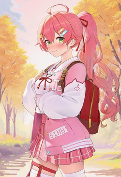 [Noi] 犯されるさくらみこ(ポニテ) [AI Generated]