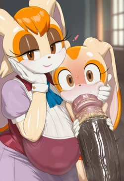 [rararar2000] Vanilla the Rabbit and Cream the Rabbit [AI Generated]