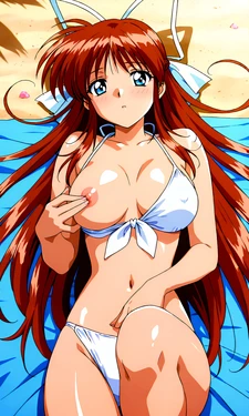 日野森あずさちゃんビキニで一人えっち [AI Generated]