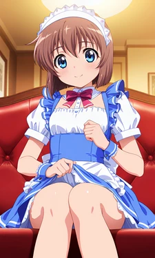 日野森美奈ちゃんおもちゃで一人えっち [AI Generated]