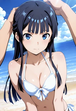 最上静香ちゃん水着でふたりエッチ [AI Generated]