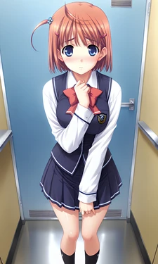 月島小恋ちゃんのシャワーで一人えっち [AI Generated]