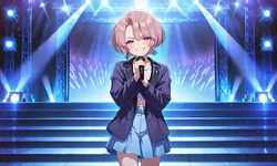有村麻央ちゃんの輪姦ライブステージ [AI Generated]