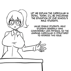 (Au79) (Pixiv) A school in a female-dominated society."