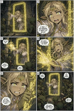 Alaris priestess transformed into goblin wife [AI Generated]