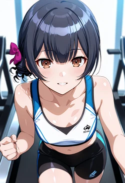 杜野凛世ちゃんジムでエッチする [AI Generated]