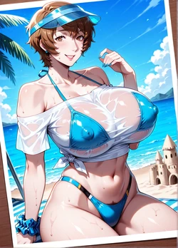 [Zkj][AI Generated] Summer Motoha’s Tropical Therapy