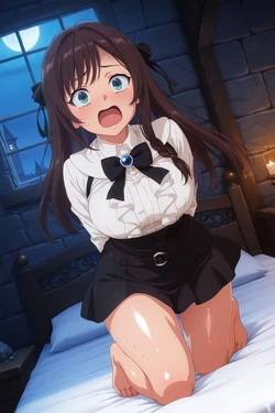 [レオナルドセーブ/Reonarudo Save/reonasave] 361p — With Her Weakness Being Held Against Her, Alina Clover Finds Herself Subjected to All Sorts of Things in a Room at the Inn [AI Generated]