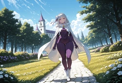 [Miyu] Emilia: Among the Petals [AI Generated]