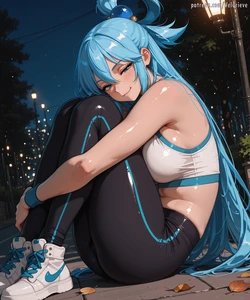 [Velurieve] Aqua Sports Bra (Konosuba) [AI Generated]