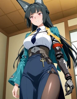 [Purpleh] Hoshimi Miyabi Zenless Zone Zero 253p [Ai Generated]