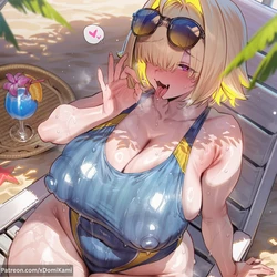[XDomiKami] Nikke - Beach [AI Generated]