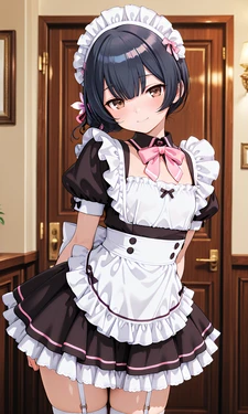 杜野凛世ちゃんメイドでふたりエッチ [AI Generated]