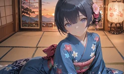 杜野凛世ちゃん和風におもちゃで一人えっち [AI Generated]