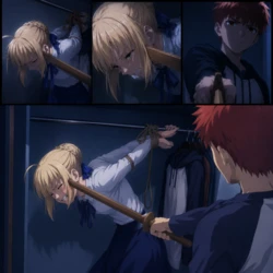 Saber Humiliation Panel [AI Generated]