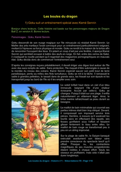 Dragon Ball Z - Fanfiction n°1 - Nikocreations FR - [FRENCH]