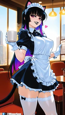 [WienerGens] Wendy makes you a creamy drink at the catgirl cafe [AI Generated]