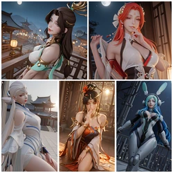 【可以色色18+】王者荣耀 貂蝉皮肤合集 肏孕 [AI Generated]