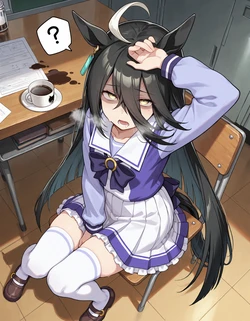 [Bleep] Agnes Tachyon x Guineapig (Manhattan Cafe) [AI Generated]