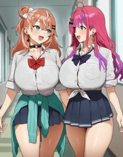 [駄肉屋] 倉持めると 五十嵐梨花 [AI Generated]