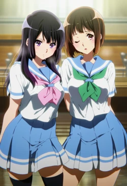 [Ferrappuccino] 【高坂麗奈中世古香織】オーディション会場でパンツ内射精させてもらう [AI Generated]