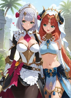 [Rametaki][AI generated]2026-06-10 Nilou x Noelle