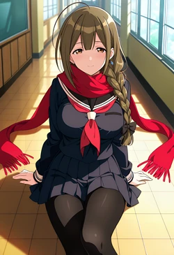 桑山千雪さんセーラー服でふたりエッチ [AI Generated]