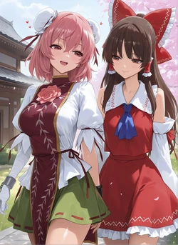 [Rametaki][AI generated]2026-05-24 Reimu x Kasen