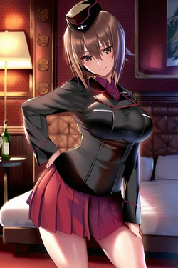 [ベル] [bell_ai_art] Girls und Panzer - Nishizumi Maho [AI Generated]
